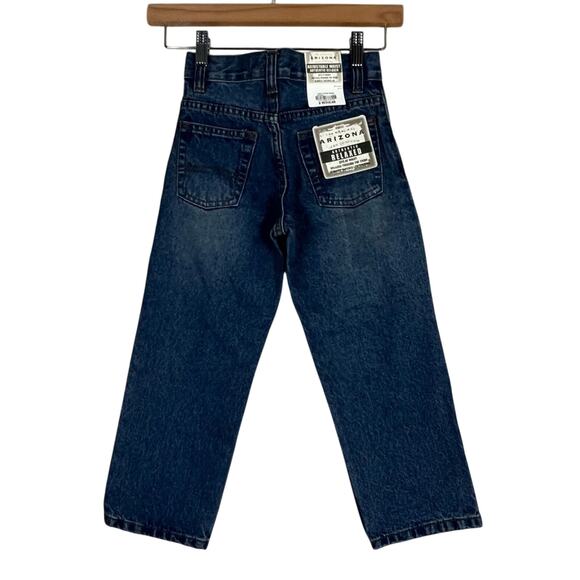 NWT Arizona Jeans Kids 6 Regular Medium Wash Adjustable Waist Slightly Tapered - Picture 3 of 6